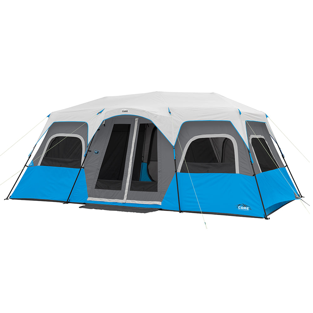 tijger speer Gemiddeld 12 Person Lighted Instant Cabin Tent 18' x 10' – Core Equipment