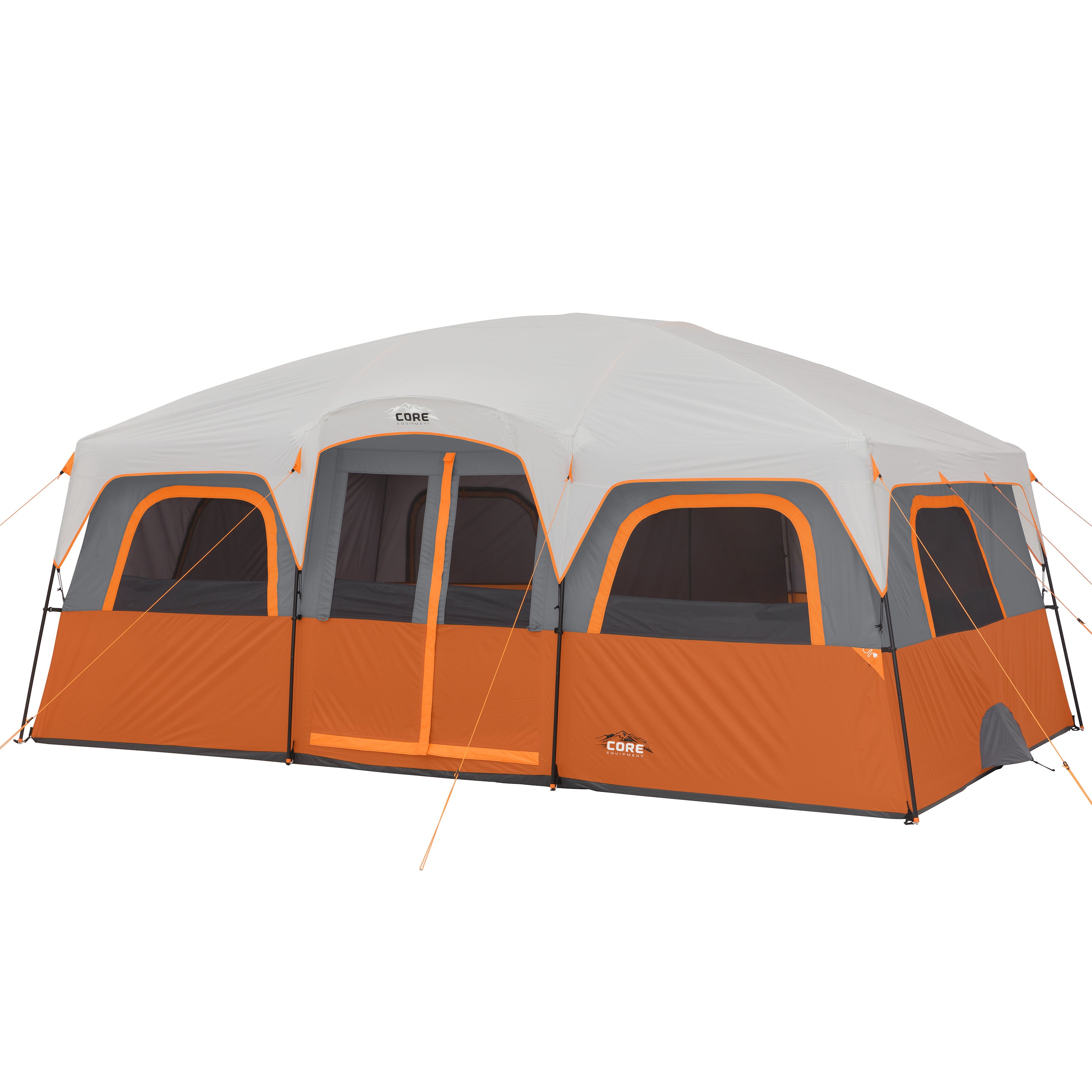 10 Person Straight Wall Cabin Tent with Full Rainfly 14' x 10
