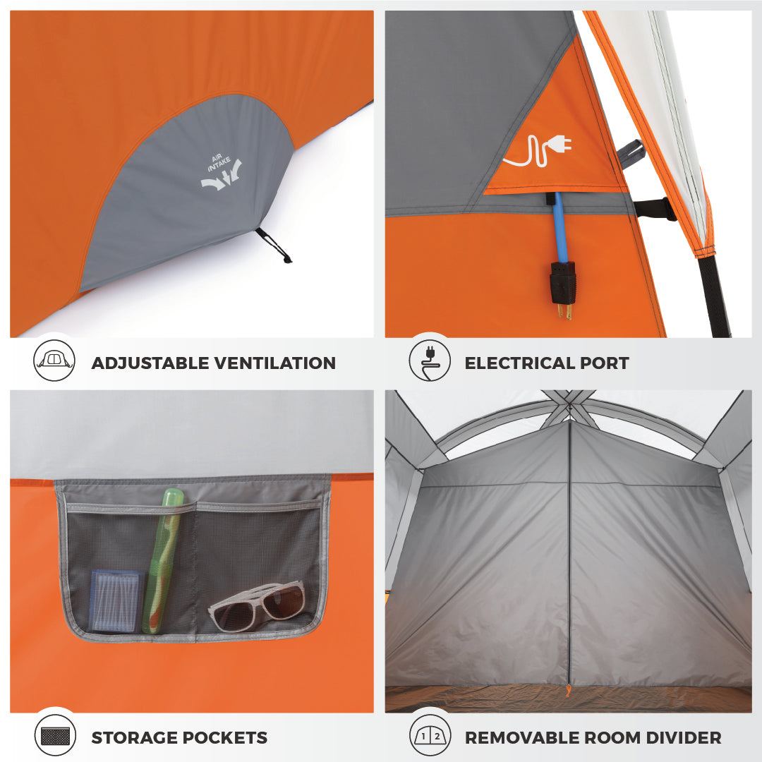 Core equipment 10 person tent best sale