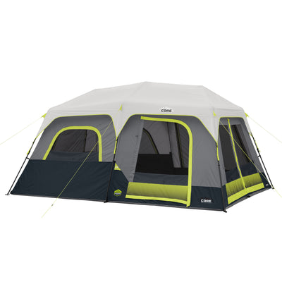 Core Equipment 9-Person Lighted Instant Cabin Tent