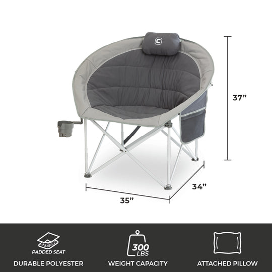 Oversized Padded Round Chair Core Equipment