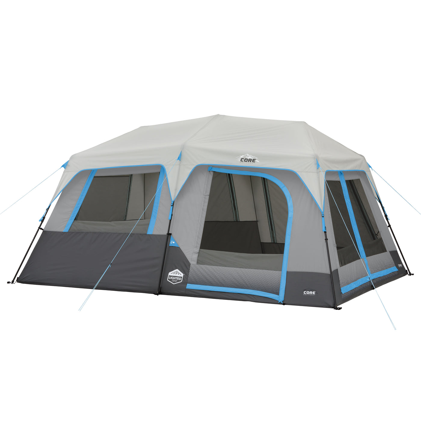 10 Person Lighted Instant Cabin Tent