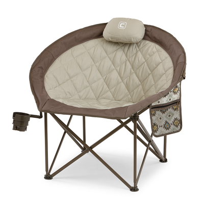 Oversized Padded Round Chair