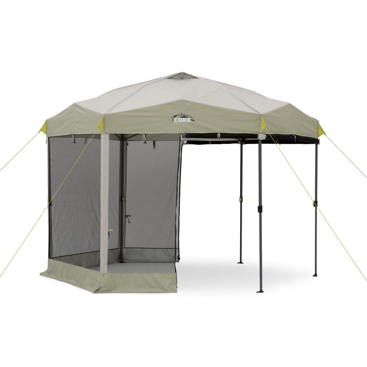 11.5' x 10' Center Push Eaved Instant Canopy