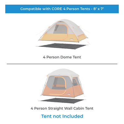 Footprint for 4 Person Tents - 8' x 7'