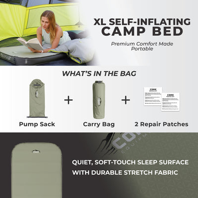 4 Season XL Self Inflating Camping Bed