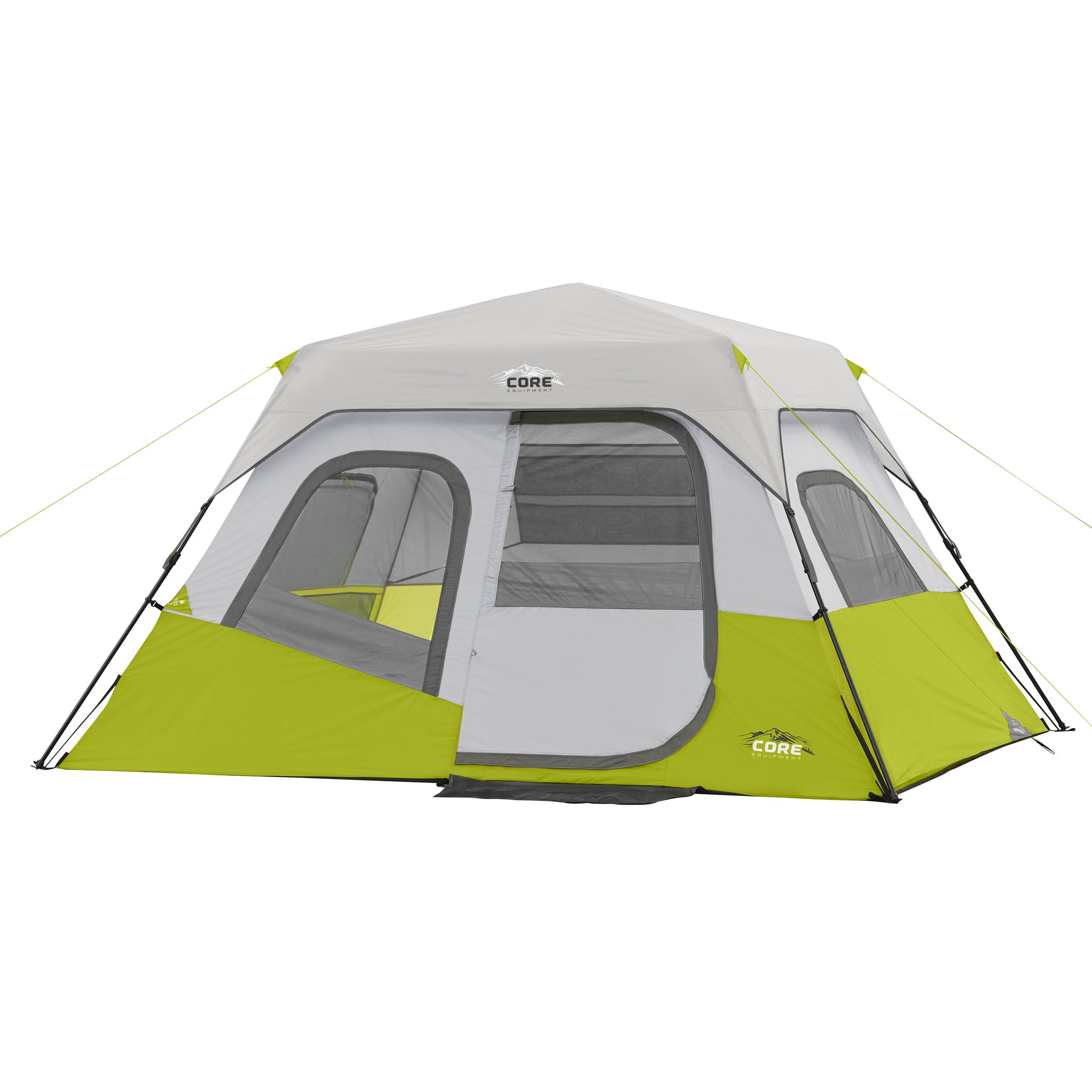 CORE 6 Person Lighted Blockout Tent with Full Rainfly | C