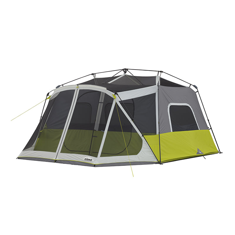 CORE 10 Person Lighted Instant Cabin Tent : : Sports