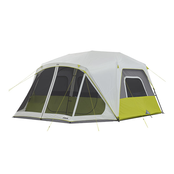  Equipment 10 Person Lighted Instant Cabin Tent with