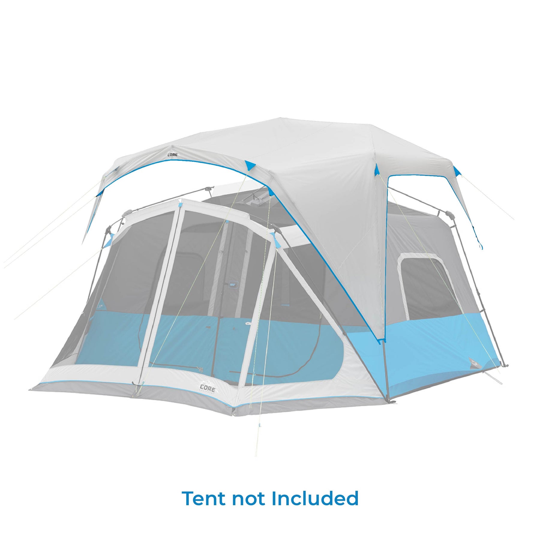 10 Person Instant Cabin Tent with Screen Room Rainfly