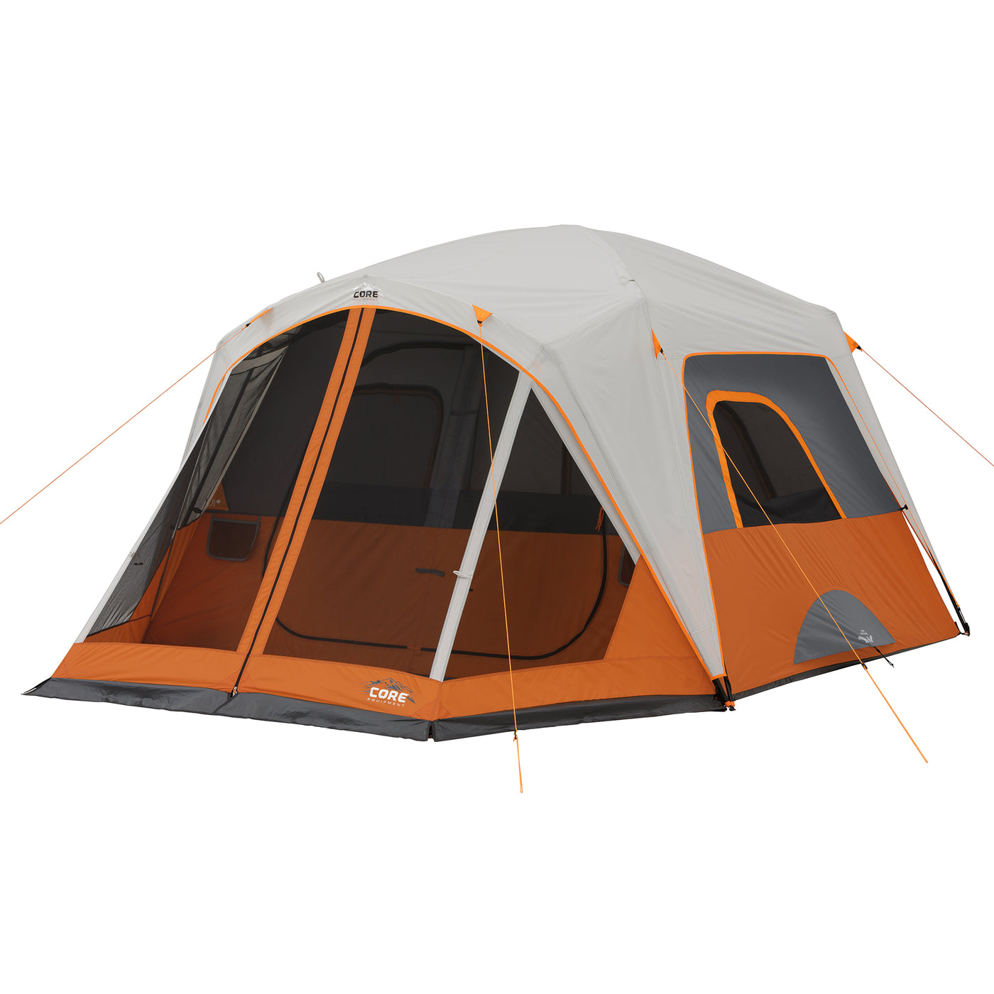 CORE Straight Wall 14 ft. x 10 ft. 10-Person Cabin Tent with 2