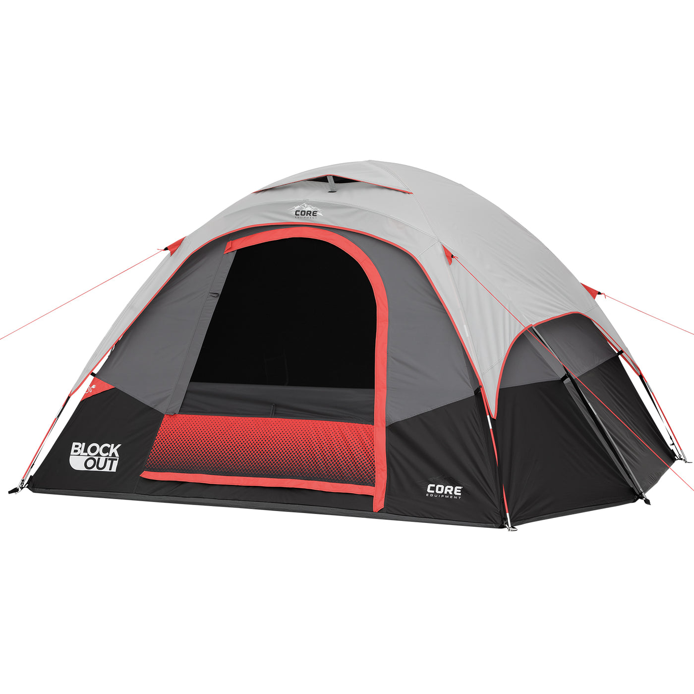 6 Person Block Out Dome Tent 11' x 9'