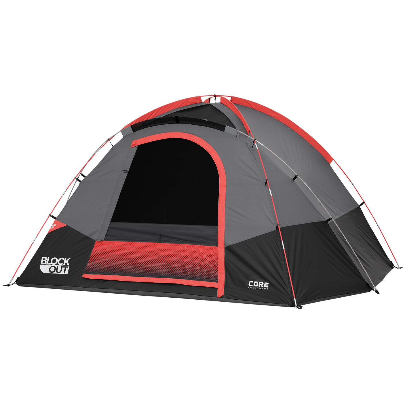 6 Person Block Out Dome Tent 11' x 9'