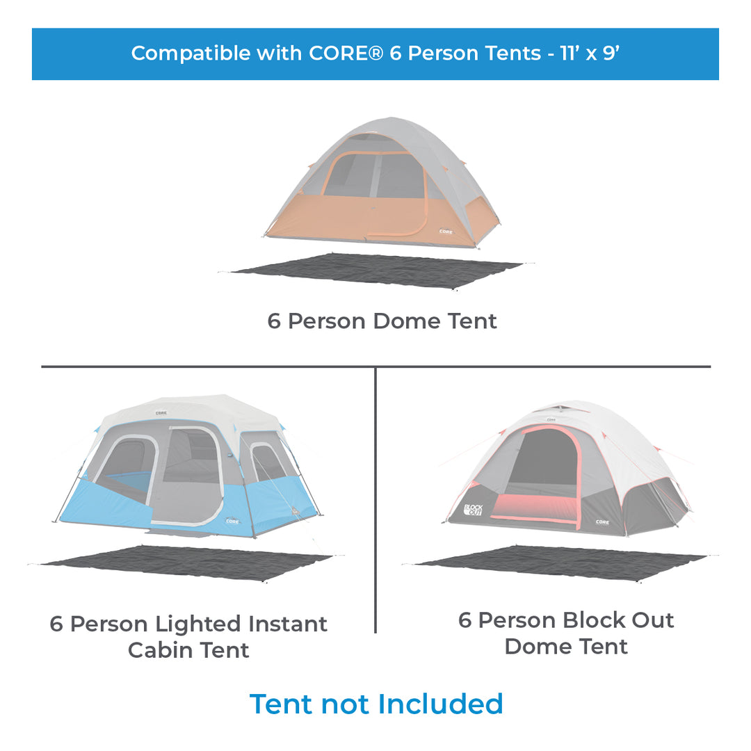 Core 6 Person Footprint